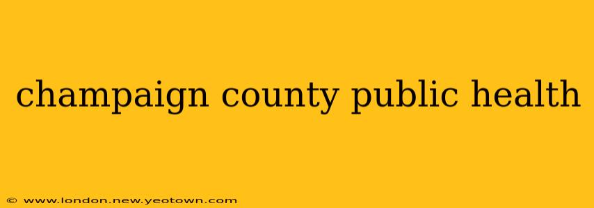 champaign county public health