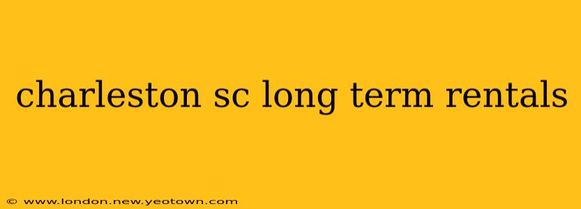 charleston sc long term rentals
