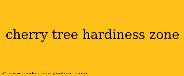 cherry tree hardiness zone
