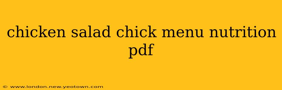 chicken salad chick menu nutrition pdf