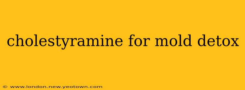 cholestyramine for mold detox