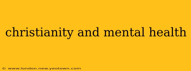 christianity and mental health