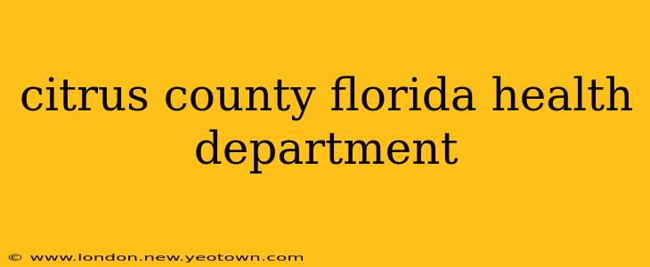citrus county florida health department