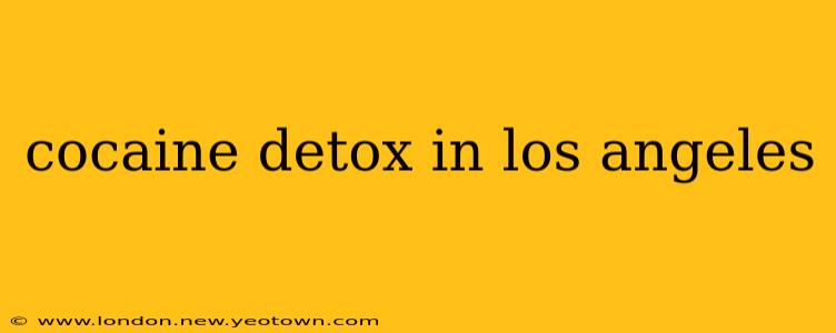 cocaine detox in los angeles