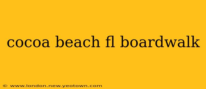 cocoa beach fl boardwalk