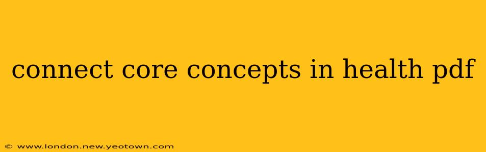 connect core concepts in health pdf