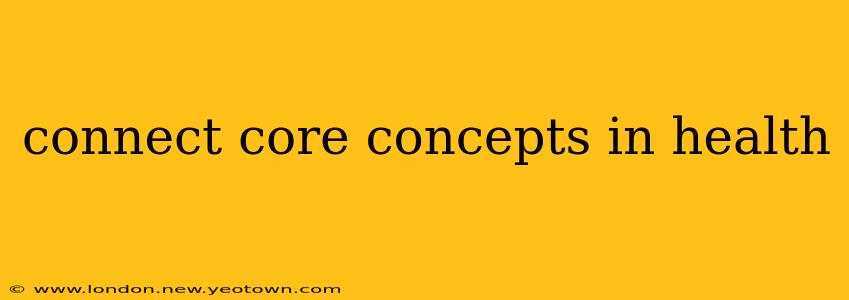 connect core concepts in health