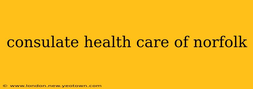consulate health care of norfolk