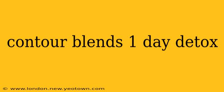 contour blends 1 day detox
