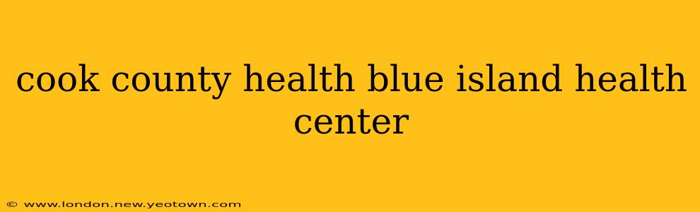 cook county health blue island health center