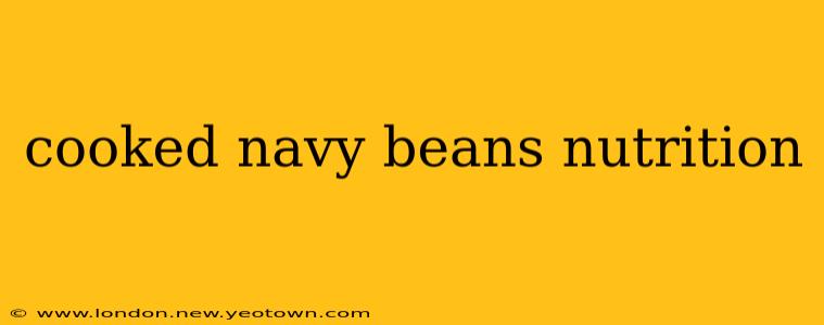 cooked navy beans nutrition