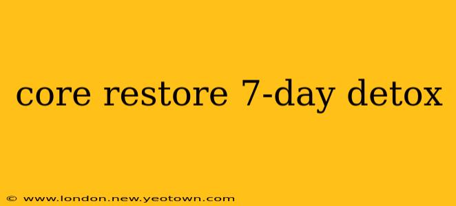 core restore 7-day detox