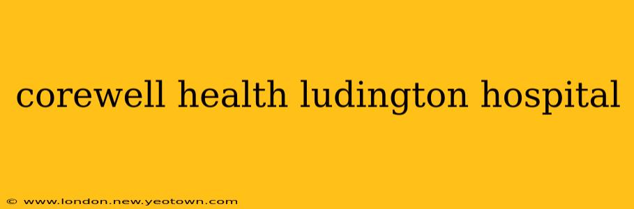 corewell health ludington hospital