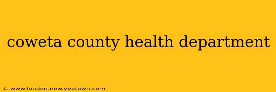 coweta county health department
