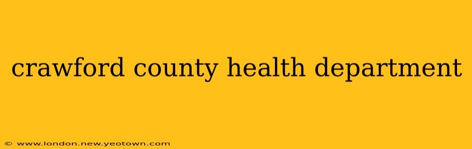 crawford county health department