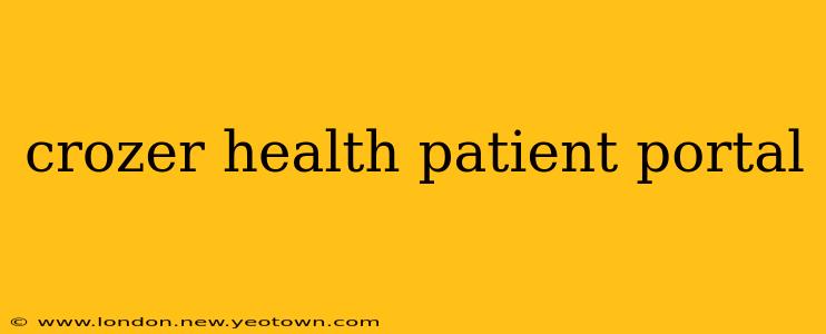 crozer health patient portal