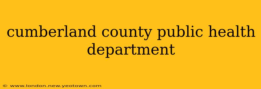 cumberland county public health department