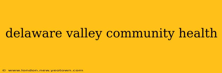 delaware valley community health