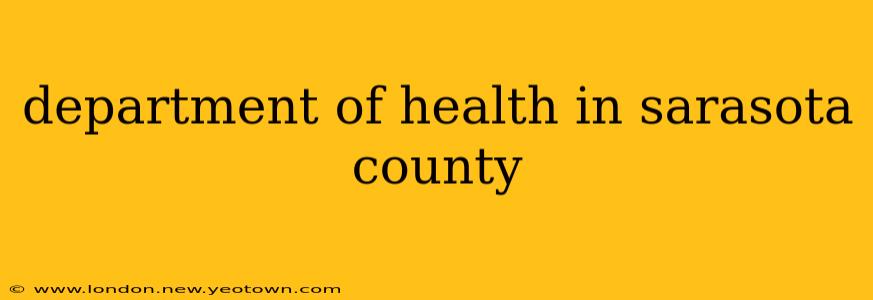 department of health in sarasota county