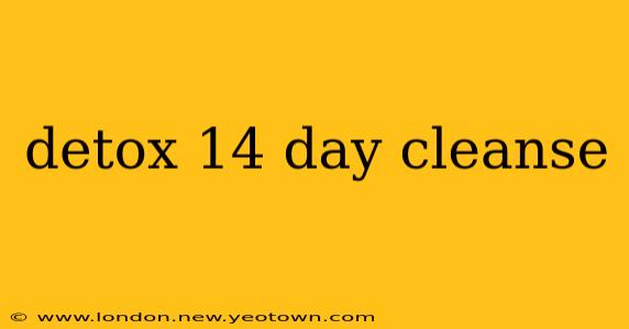 detox 14 day cleanse