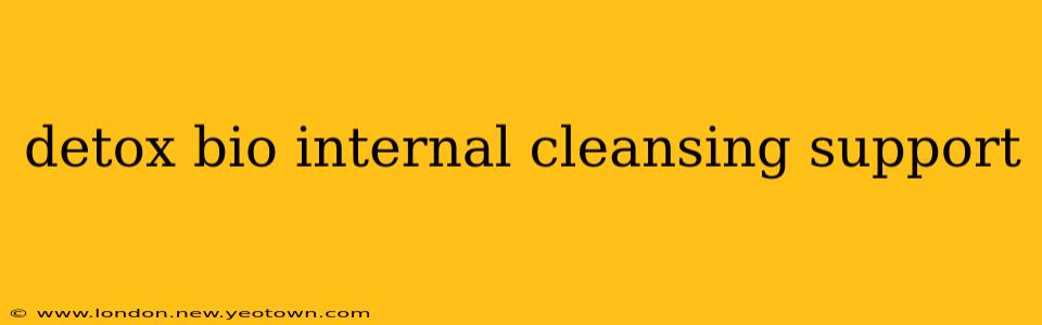 detox bio internal cleansing support