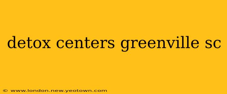 detox centers greenville sc