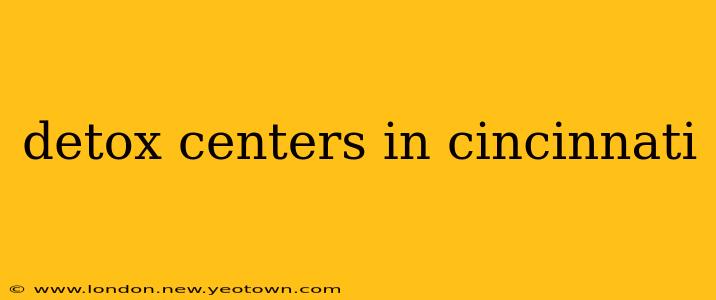 detox centers in cincinnati