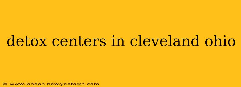 detox centers in cleveland ohio