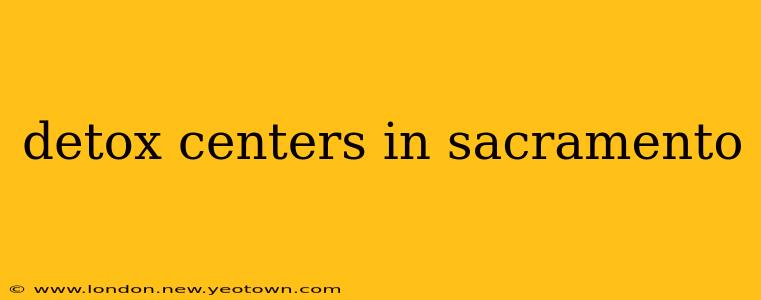 detox centers in sacramento