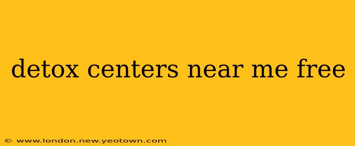 detox centers near me free
