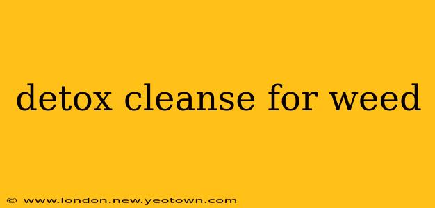 detox cleanse for weed