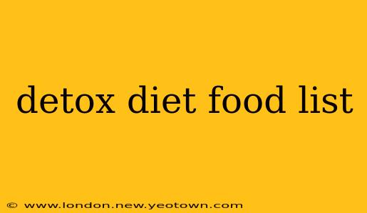 detox diet food list