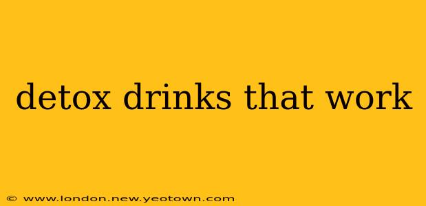 detox drinks that work