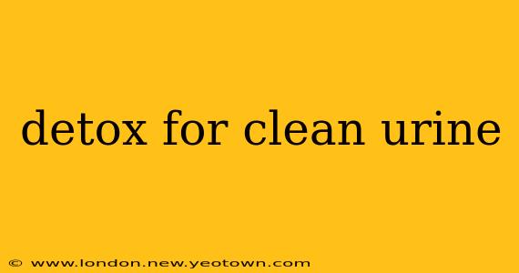 detox for clean urine