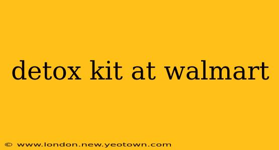 detox kit at walmart