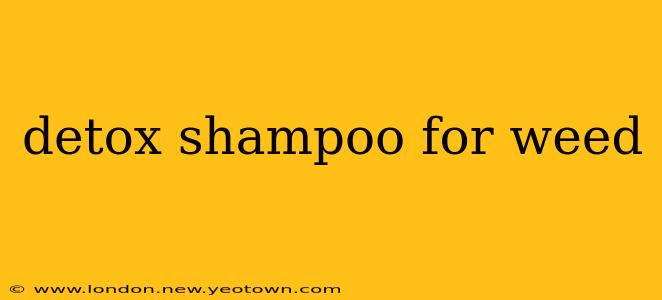 detox shampoo for weed