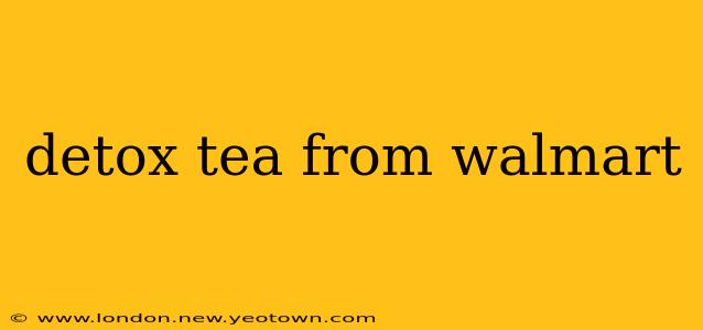 detox tea from walmart