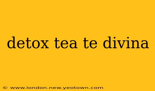 detox tea te divina