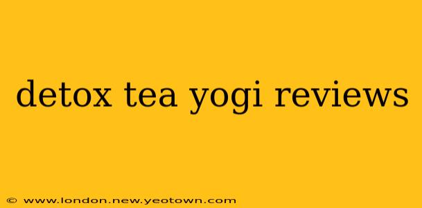 detox tea yogi reviews