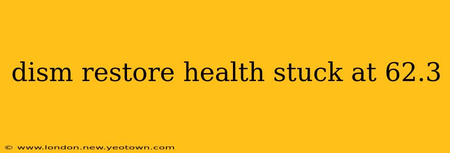 dism restore health stuck at 62.3