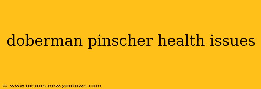 doberman pinscher health issues
