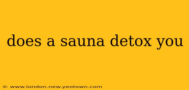 does a sauna detox you
