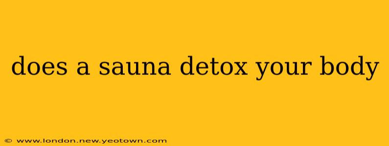 does a sauna detox your body