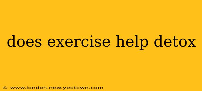 does exercise help detox
