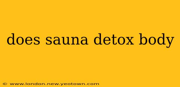 does sauna detox body