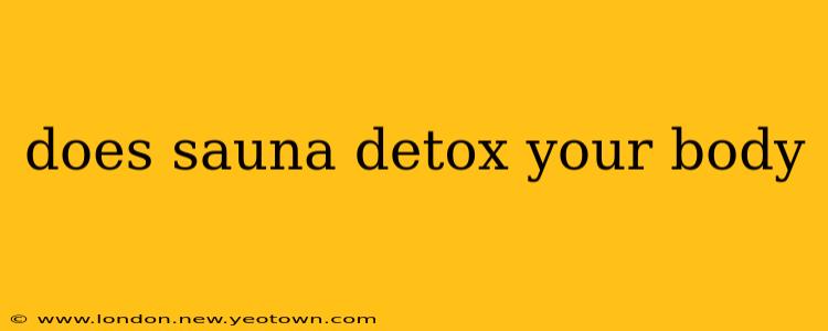 does sauna detox your body