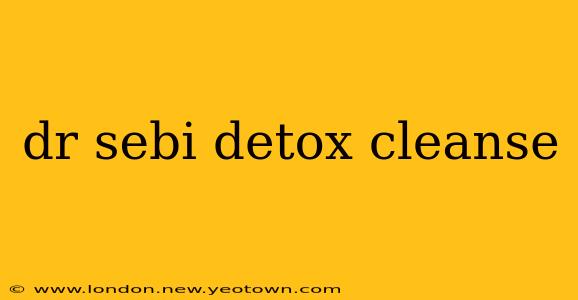 dr sebi detox cleanse