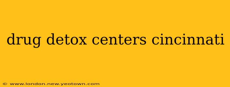 drug detox centers cincinnati