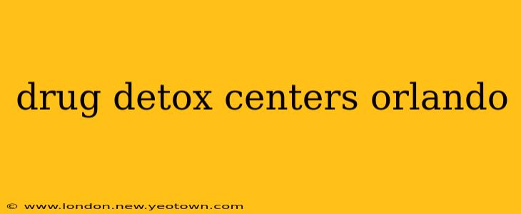 drug detox centers orlando