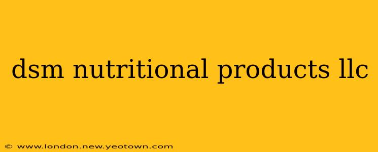 dsm nutritional products llc